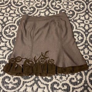Appliqué skirt